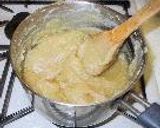 A picture of step 4 of Kimi Shigure (Egg Yolk & Bean Paste Cakes).