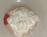 A picture of step 1 of Fruit Cream Bean Salad.