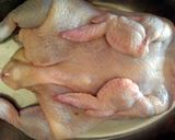 A picture of step 3 of Baked chicken in Bread.