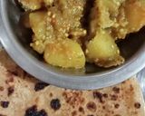 A picture of step 3 of Aloo baingan ki sabji.
