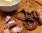 A picture of step 1 of Bagna Cauda/ Warm Garlic Anchovy Dip.
