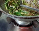 A picture of step 1 of Achari masala Bihndi.
