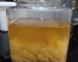 Foto langkah ke 2 dari resep Homemade Cuka Nanas #2bahan #pineapplevinegar.