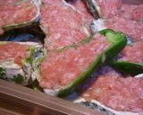 A picture of step 3 of Meat Stuffed Peppers.