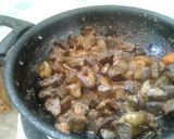A picture of step 7 of Spicy mutton kaleji.