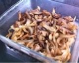 A picture of step 4 of Easy Baked Autumn Salmon and Mushrooms with Mayonnaise.