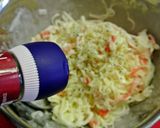 A picture of step 6 of Simple Daikon Radish & Crab Stick Salad.