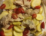 A picture of step 4 of Italian Chicken and veggie bake.