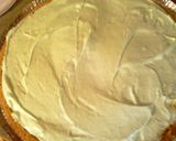 A picture of step 2 of Jolly ranchers green apple pie.