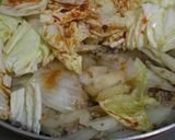 A picture of step 4 of Creamy Mapo Napa Cabbage.