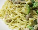 A picture of step 6 of Avocado and Chicken Cream Pasta.