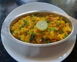A picture of step 6 of Dalia upma (lapsi upma).