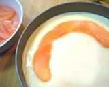 A picture of step 10 of Peach Flower No-Bake (Rare) Cheesecake.