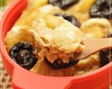 A picture of step 4 of Tea-Infused Bread Pudding with Prunes and Banana.