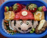 A picture of step 9 of Super Mario Toad (Kinopio) For Charaben (Decorative Bentos).