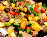 Hình bước làm 9 của món Bò lúc lắc