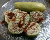 Foto del paso 4 de la receta: Zucchinis rellenos