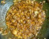 A picture of step 4 of Boondi ki sabzi.
