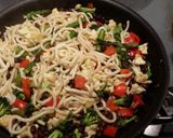 A picture of step 2 of Nikki's BAE Vegetarian Udon Noodle Stir-Fry.