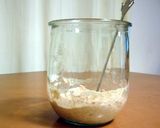 A picture of step 2 of Fizzy Bread Starter using Natural Leaven.