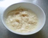 A picture of step 1 of Avocado and Sake Lees Dip.