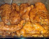 A picture of step 4 of salsa chicken.