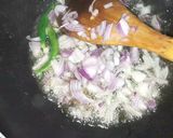 A picture of step 7 of Broccoli with yellow lentils.
