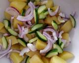 Potato, cucumber and feta salad with Fluffy's caesar dressing recipe step 2 photo