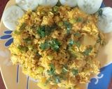 A picture of step 6 of Veg pulao.