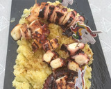 Foto del paso 4 de la receta: Pulpo 🐙 a la parrilla con puré de patata 🥔