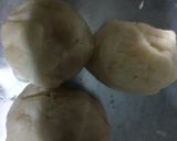 A picture of step 3 of Colourful spiral Gujiyas.