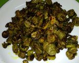 A picture of step 5 of Kundru fry.