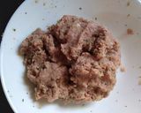 A picture of step 3 of Grandma's Meatballs - with Tomato Oregano Sauce.