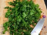 Healthy slaw with seasonal kale