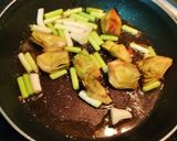 Foto del paso 2 de la receta Espaguetis con bacon y alcachofas