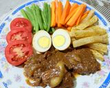 Foto langkah ke 8 dari resep Bistik Jawa Daging Sapi.