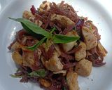 รูปขั้นตอนการทำที่ 3 ของ สปาเก็ตตี้อกไก่พริกแห้ง(คลีน)