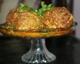 A picture of step 5 of Nargasi kofty (mutton).