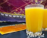 A picture of step 3 of Qamar Al Deen or Apricot Leather Juice.