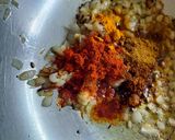 A picture of step 5 of Mirchi Ka Salan.