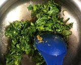 A picture of step 2 of Besanwali Methi.