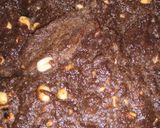 A picture of step 2 of Peanut chocolate fudge.