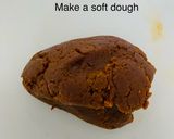 A picture of step 1 of Biscoff pumpkin peda.