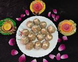 A picture of step 8 of Oats peanut Ladoo.