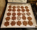 Foto del passaggio 4 della ricetta Biscotti con noci e cioccolato