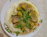 صورة لخطوة 12 من وصفة بطاطا مهروسة بصوص بيضاء على طريقتي 🧆