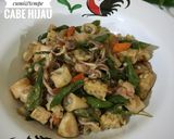 Foto langkah ke 4 dari resep Tumis cumi & tempe cabe hijau.