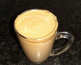 A picture of step 4 of Dalgona Coffee.