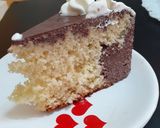 Foto del paso 4 de la receta: Bizcochuelo con flan de 🍫