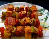 A picture of step 3 of Paneer Tikka.